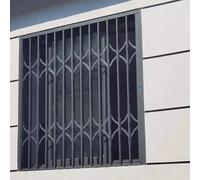 Retractable Window Barrier with Lock and Keys, Heavy-Duty Burglar Proof Protection for Home, Easy Installation
