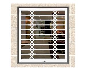 Retractable Window Safety Guards with Anti-Theft Lock, Heavy Duty Push-Pull Design for Easy Self-Installation in Bedroom and Office