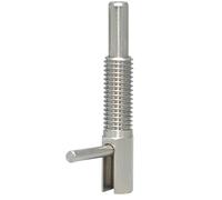 Retracted Indexing Plunger Stainless Steel Plunger L-Type Handle Coarse Thread Spring Positioning Pin, M10 - Pitch 1.5mm