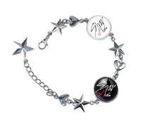 RETRART Women Straykids Got 7 Seventeen Twice Bracelet StrayKids Merch Zinc Alloy Wristband Chain Bracelets Bangle, F, Zinc