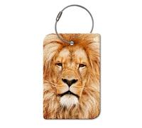 retreev™ Smart Luggage Tag | NFC & QR Code Luggage Tag with Secure Messaging - Lion
