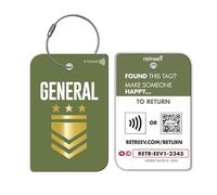 retreev™ Smart NFC & QR Code Luggage Tag: Secure Bag Retrieval, Identity Protection | Easy Setup | Supported by Airlines & Airports Worldwide - General