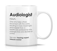Retreez Funny Audiologist Mug - Hearing Expert - 11 Oz Ceramic Coffee or Tea Cup - Humorous Gift for Ear Doctors, Hearing Specialists, Audiology Students, and Ear Care Professionals - Graduation Gift