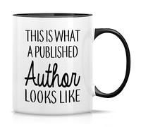 Retreez Funny Mug - This is What Published Author Looks Like Literary Novel Writer 11 Oz Ceramic Coffee Mugs - Funny, Sarcastic, Inspirational birthday gifts - White Mug with Black Handle and Inner