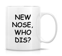 Retreez Funny New Nose Job Mug - 11 Oz Ceramic Coffee Cup - Humorous Gift for Rhinoplasty Recovery - Get Well Soon, Cosmetic Surgery Gift For Men and Women