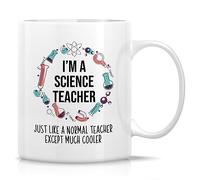 Retreez Funny Science Teacher Mug Gift Cool STEM Teacher 11 Oz Ceramic Coffee Mugs - Thank-you, Sarcastic, Motivational, Inspirational birthday gift for her him friends coworkers dad mom sis bro