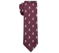 Retreez Sports & Specialty Ties | Neckties for Men | Microfiber 2.4" Skinny Ties, Runner - Burgundy, One size
