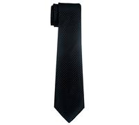 Retreez Woven Boy's Tie with Stripe Textured (8-10 years) - Black
