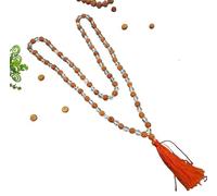 Retrend Design® स्फटिक रुद्राक्ष माला 108 ओरिजनल छोटा दाना Genuine Sphatik And Rudraksha Mala 108 Beads Originals Lab Tested With Certificate Rudraksha Sphatik Mala For Men Women Jap Ruthratcham Malai