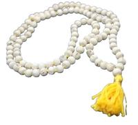 Retrend Design® Beautiful Collection Original Tulsi Mala For Jaap तुलसी माला 108 Round Bead Elegant With Tassel तुलसी की माला गले में पहनने वाली Blessed By Lord Krishna/Vishnu Kishori Kripa Tulsi Mala