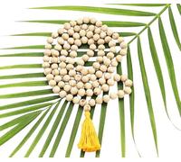 Retrend Design® Jai Kishori Kripa Tulsi Mala For Krishna Jaap Mantra Puja Ke Liye Tulsi Mala 108 Beads Original Certified Genuine Tulsi Japa Mala विष्णु प्रिय माला तुलसी की माला गले में पहनने वाली