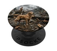 Retriever Disaster Ruins Search Rescue Scene PopSockets Adhesive PopGrip