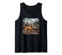 Retriever Disaster Ruins Search Rescue Scene Tank Top