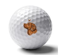Retriever Dog Butterfly Custom Golf Ball Soft Practice Golf Balls Performance Distance And Speed for Indoor Outdoor