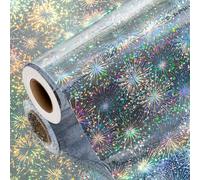 Retrify Holographic Wrapping Paper Roll, Colorful Sparkle Foil Design Gift Wrap Paper 17 Inches x 32.8 Feet for All Occasion Wedding Party Bridal Shower Birthday Christmas