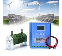 RETRIN Wind solar Hybrid Charge Controller 3000W 12V/24V/48V Auto Switch Regulator MPPT Wind Solar Hybrid Boost Controller for Wind Turbine Generator Charger Battery,Home Use Small,48V