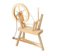 Retro 1/12 Dollhouse Spinning Wheel Model Dollhouse Historical Decor and Miniature Scene Display Furniture