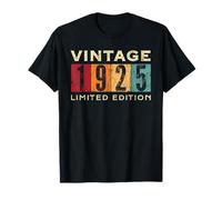 Retro 101 Year Old Vintage 1925 Limited Edition Birthday T-Shirt