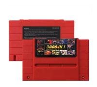Retro 16-Bit Game Cartridge for SNES & Super Famicom, 3000-in-1 Flash Card with 8GB Pre-Loaded Mini SD Card, Classic Gaming Compatible