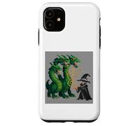 Retro 16-Bit Style Summoner Three-Headed Serpent Fantasy Case for iPhone 11