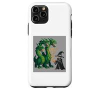 Retro 16-Bit Style Summoner Three-Headed Serpent Fantasy Case for iPhone 11 Pro