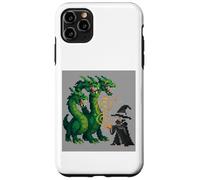 Retro 16-Bit Style Summoner Three-Headed Serpent Fantasy Case for iPhone 11 Pro Max