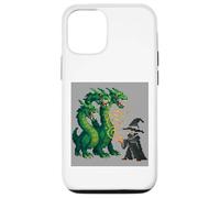 Retro 16-Bit Style Summoner Three-Headed Serpent Fantasy Case for iPhone 12/12 Pro