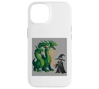 Retro 16-Bit Style Summoner Three-Headed Serpent Fantasy Case for iPhone 14