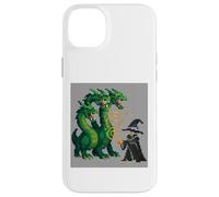 Retro 16-Bit Style Summoner Three-Headed Serpent Fantasy Case for iPhone 14 Plus
