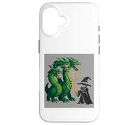 Retro 16-Bit Style Summoner Three-Headed Serpent Fantasy Case for iPhone 16