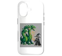 Retro 16-Bit Style Summoner Three-Headed Serpent Fantasy Case for iPhone 17