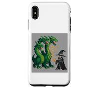 Retro 16-Bit Style Summoner Three-Headed Serpent Fantasy Case for iPhone XS Max