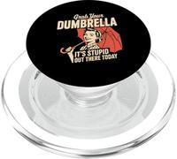 Retro 1950s Dumbrella Design Sarcastic Quote Stupid People PopSockets PopGrip for MagSafe