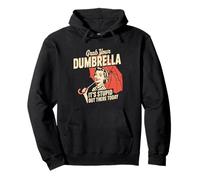 Retro 1950s Dumbrella Design Sarcastic Quote Stupid People Pullover Hoodie
