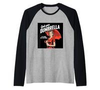 Retro 1950s Dumbrella Design Sarcastic Quote Stupid People Raglan Baseball Tee