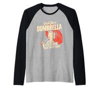 Retro 1950s Dumbrella Design Sarcastic Quote Stupid People Raglan Baseball Tee