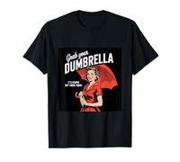 Retro 1950s Dumbrella Design Sarcastic Quote Stupid People T-Shirt