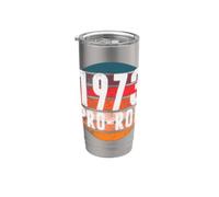 Retro 1973 Pro-Roe Reproductive Rights Sunset Graphic Stainless Steel Insulated Tumbler