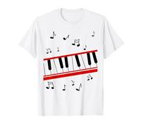 Retro 1980s Beat It Piano T-Shirt cartoon version T-Shirt