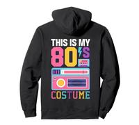 Retro 1980s Party Outfit Vintage Neon Throwback Clothes Pullover Hoodie