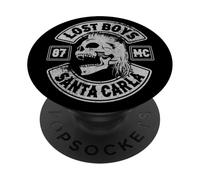 Retro 1987 vintage vampire, classic horror Motorcycle Club PopSockets Adhesive PopGrip