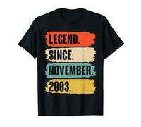 Retro 22 Years Old Legend Since November 2003 22nd Birthday T-Shirt