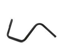 Retro 25mm Motorcycle Handlebar 1" Inch - Black Pullback Handle Bar for Sportster XL883 XL1200 Forty-Eight, Dyna, Road King, Heritage Softail, Touring Models(Black)