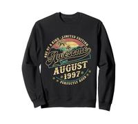 Retro 28th Birthday Gifts For Men August 1997 28 Years Old Sweatshirt