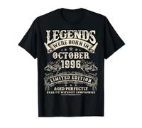 Retro 29th Birthday Gifts for Men 29 Year Old October 1996 T-Shirt