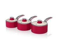 Retro 3 Piece Saucepan Set