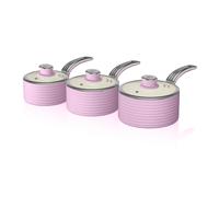 Retro 3 Piece Saucepan Set