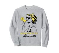 Retro 50s style Italian Woman Drinking Limoncello Liqueur Sweatshirt