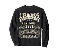 Retro 54th Birthday Gifts for Men 54 Year Old November 1971 Sweatshirt