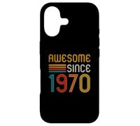 Retro 56th birthday Awesome Since 1970 Case for iPhone 17